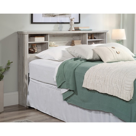 Sauder River Ranch Full-Queen Headboard White P , Attaches to full or queen size bed 429853